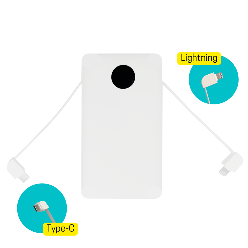 MYSOCKET Essential+ 10000mAh LC 行動電源 (黑/白)