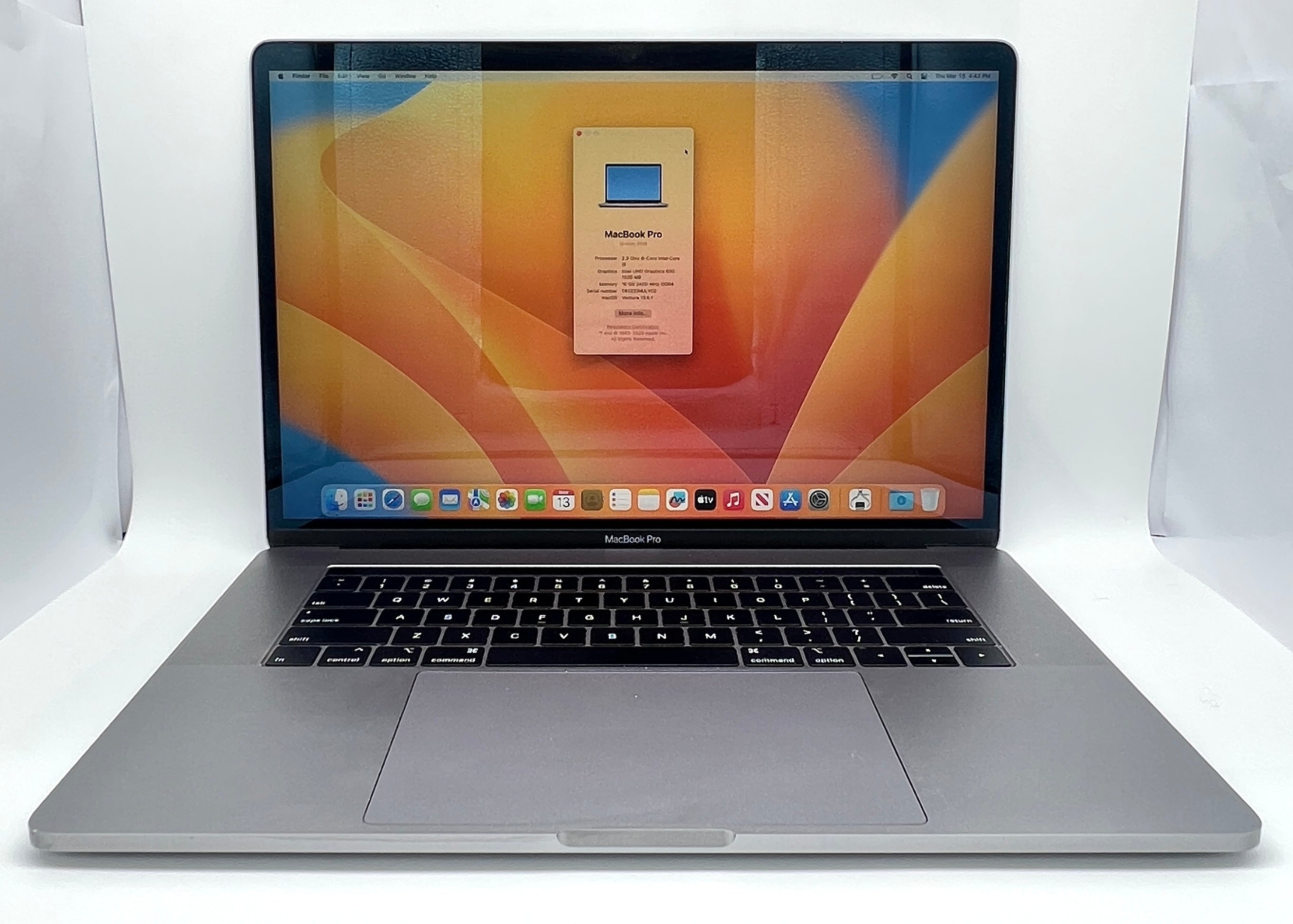 (ISWA400084) 中古MacBookPro/2019/i9-2.3GHz/16GB/512GB/560X
