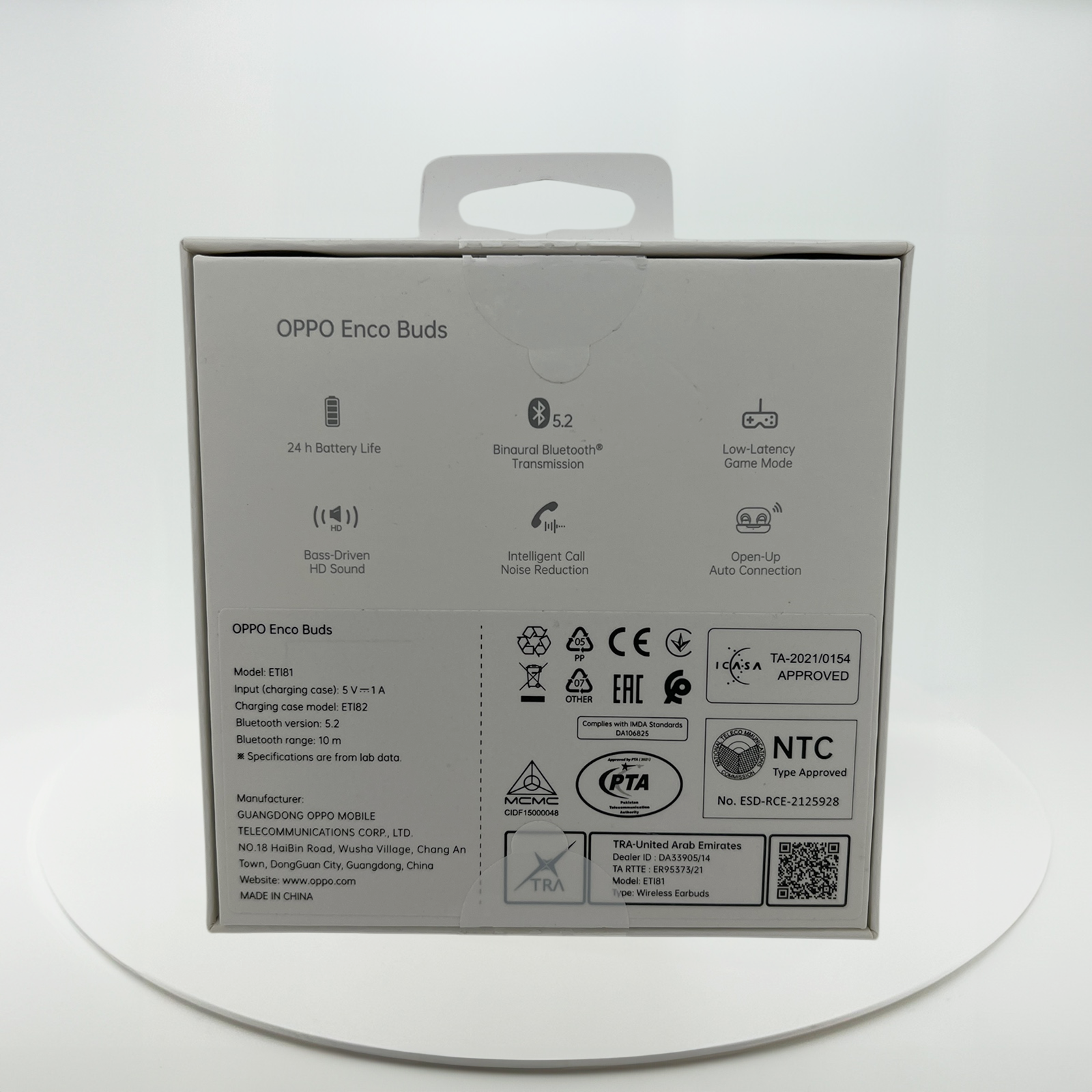 (99.99%如新精品) OPPO ENCO Buds 真無線藍牙入耳式耳機
