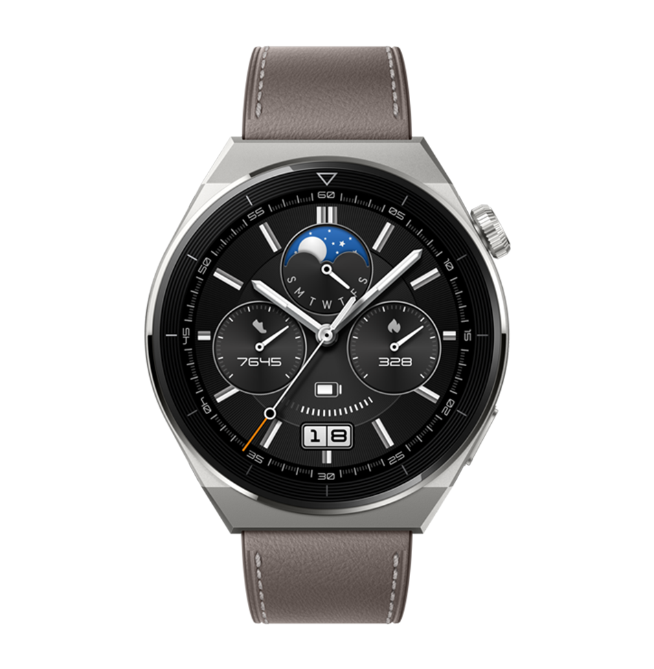HUAWEI Watch GT 3 Pro (橡膠/皮質錶帶）